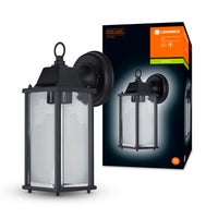 LEDVANCE Lampada da esterno LED a parete, E27, ENDURA® CLASSIC LANTERN QUARE M / 220…240 V, Materiale: Alluminio, IP23