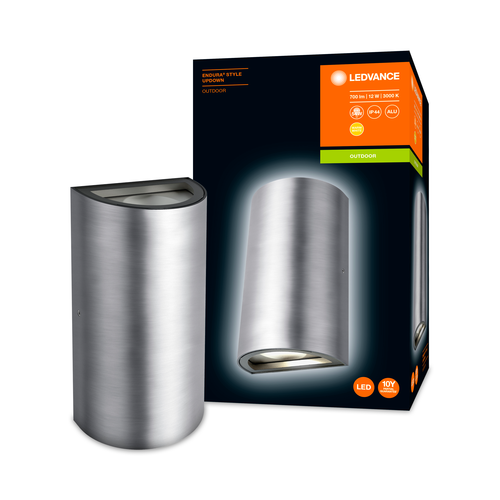 LEDVANCE ENDURA STYLE UPDOWN 12 W 220-240 V bianco caldo 3000 K Alluminio IP44