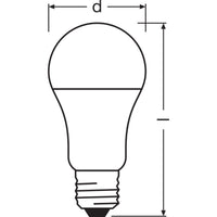 Lampada LED OSRAM SUPERSTAR+ CLASSIC A 75 FR, 10W, 1055lm