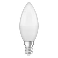 OSRAM LED Star Classic B 40 Lampe Recycled Plastic 4.9W Warmweiß Frosted E14