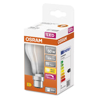 OSRAM LED Lampe LED Retrofit CLASSIC A DIM 7W 827 Frosted B22d, 806 lm, 2700 K, Warmweiß