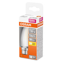 OSRAM LED Lampe LED Retrofit CLASSIC B 2.5W 827 Frosted B22d, 250 lm, 2700 K, Warmweiß