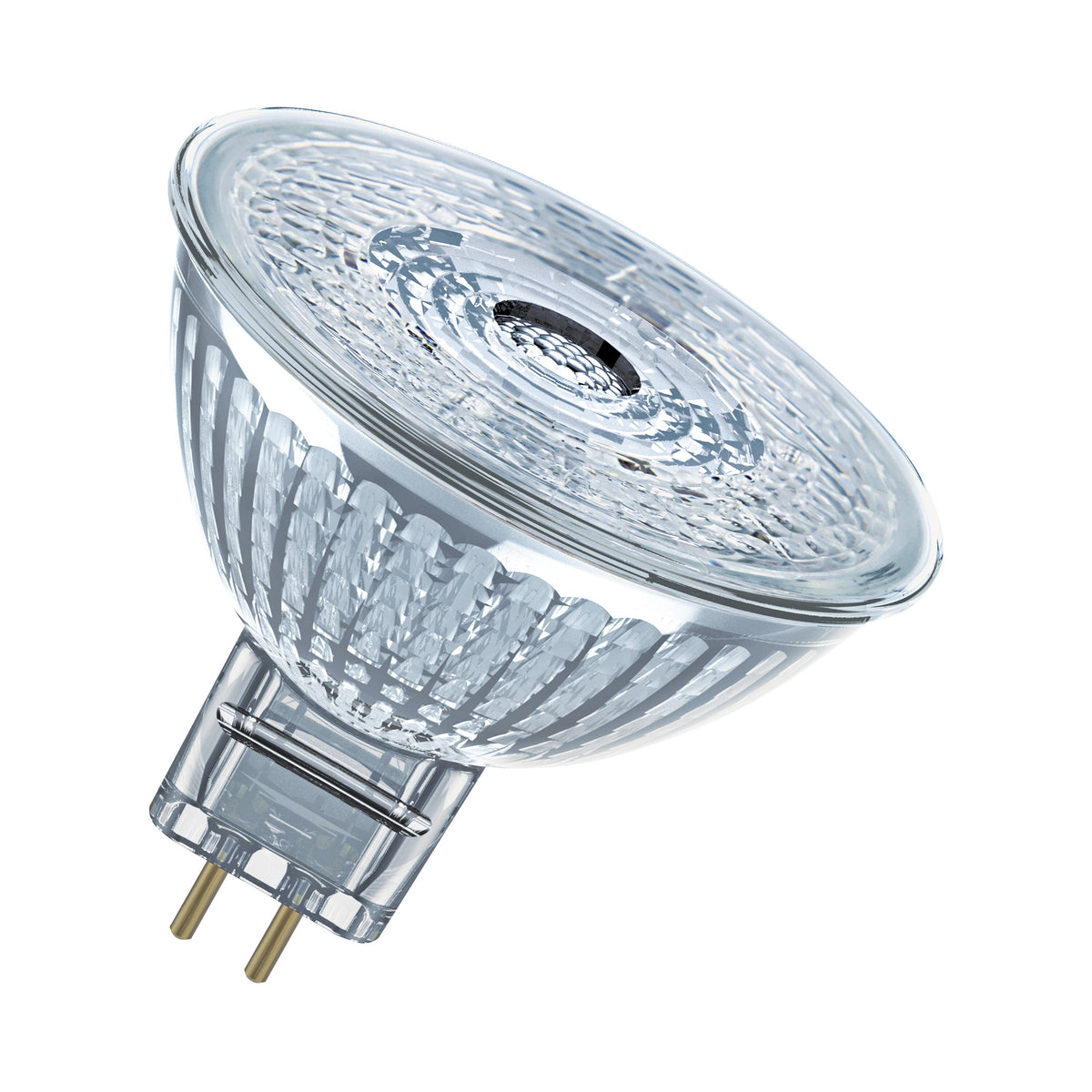Lampada LED con riflettore OSRAM Star per attacco GU5.3, vetro trasparente, bianco caldo (2700K), 345 lumen, ricambio per lampadine convenzionali da 35 W, non dimmerabile, confezione da 2