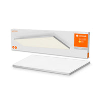 LEDVANCE LED PLANON FRAMELESS  Wand-und Deckenleuchte, Rahmenlose Panel Leuchte für Innen, Warmweiß (3000K), 40W, 1200mm x 300mm