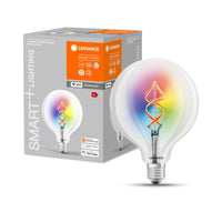 LEDVANCE Wifi SMART+ LED-Lampe Filament  Globe125 30 RGBW mehrfarbig (ex 60W) 4,5W E27