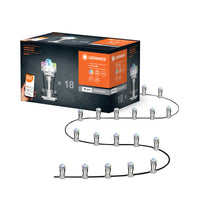 LEDVANCE Wifi SMART+ Lampada da giardino esterna a LED Dot Mini RGB multicolore 18er