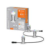 LEDVANCE Wifi SMART+ Lampada da giardino esterna Dot Mini LED RGBW multicolore 3 estensioni
