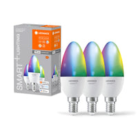 Lampada LED LEDVANCE WIFI SMART+, bianca, 4,9 W, 470 lm, confezione da 3