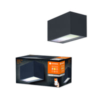 LEDVANCE Wifi SMART+ MATTONELLA DA PARETE LARGA UPDOWN LED Lampada da parete RGBW multicolore 14W / 3000K Bianco caldo Grigio scuro