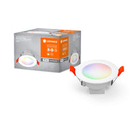 LEDVANCE Wifi SMART+ FARETTO DA INCASSO, Ø 86mm, RGB 4W, Bianco Regolabile, 2700…6500 K