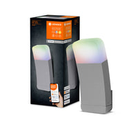 LEDVANCE Wifi SMART+ Applique LED Curve da Esterno RGBW multicolore 9W grigio chiaro