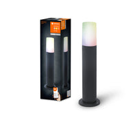 LEDVANCE SMART+ WIFI 50cm PIPE Lampada da terra LED dimmerabile grigio scuro per esterni con robusto corpo in alluminio