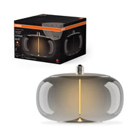 Osram Vintage 1906® Lampadina LED Grande Decorativa con Filamento - Stile Magnetico 4W 818 Fumo E27 ELIPSE, Bianco Caldo