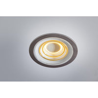 LEDVANCE DECOR FIL DL RIPPLE downlight, silver, 9W, 850lm