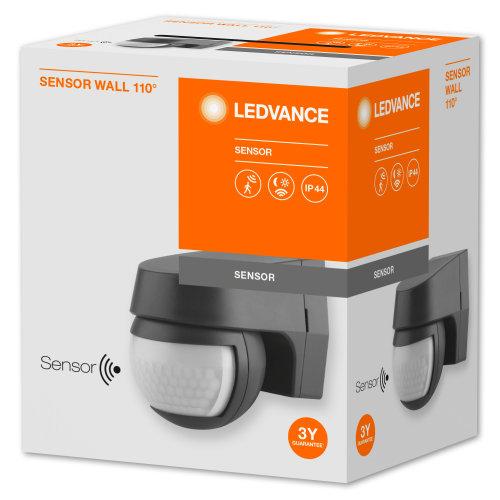 LEDVANCE Lampade: a parete, SENSOR WALL 110DEG / 220…240 V, Materiale: Policarbonato (PC), IP44