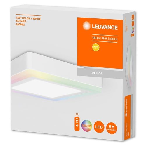 LEDVANCE LED COLOR + WHITE 19 W 220-240 V bianco caldo 3000 K Alluminio IP20