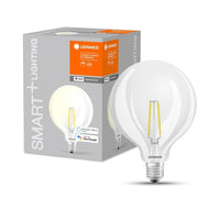 LEDVANCE Wifi SMART+ Lampadina LED Filamento Globo dimmerabile (ex 60W) 5,5W / 2700K Bianco caldo E27
