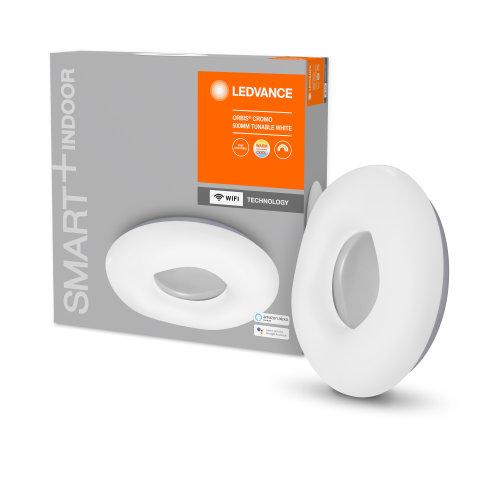 LEDVANCE SMART+ WiFi ORBIS CEILING Cromo 50cm Bianco regolabile