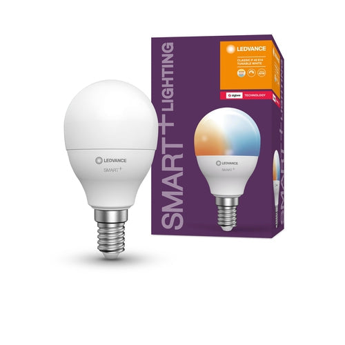 LEDVANCE SMART+ Zigbee Classic P 40 Bianco regolabile E14