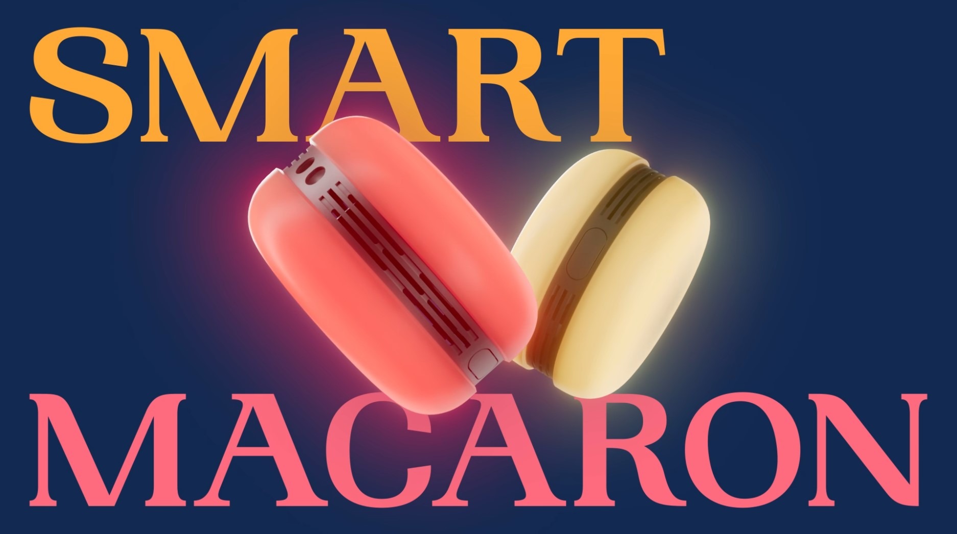 OSRAM Bluetooth SMART+ Macaron Lautsprecher mit Bewegungssteuerung, LED-Licht RGB,  Gelb