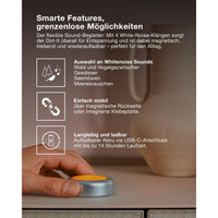 OSRAM Bluetooth SMART DOT-IT TWIST & SHAKE, dot ricaricabile, funzione rumore bianco, RGBW, 4000K