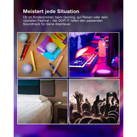 OSRAM Bluetooth SMART DOT-IT TWIST & SHAKE, dot ricaricabile, funzione rumore bianco, RGBW, 4000K