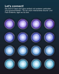 OSRAM Bluetooth SMART DOT-IT TWIST & SHAKE, ricaricabile, funzione rumore bianco, RGBW, 4000K