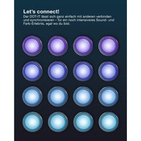 OSRAM Bluetooth SMART DOT-IT TWIST & SHAKE, dot ricaricabile, funzione rumore bianco, RGBW, 4000K